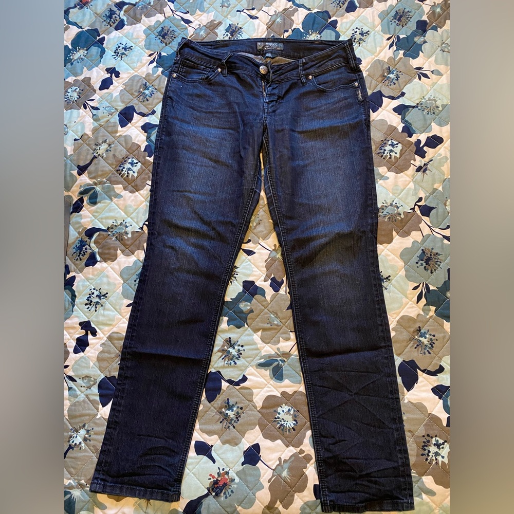 Silver Jeans Women's Deep Indigo Skinny Leg Jeans
